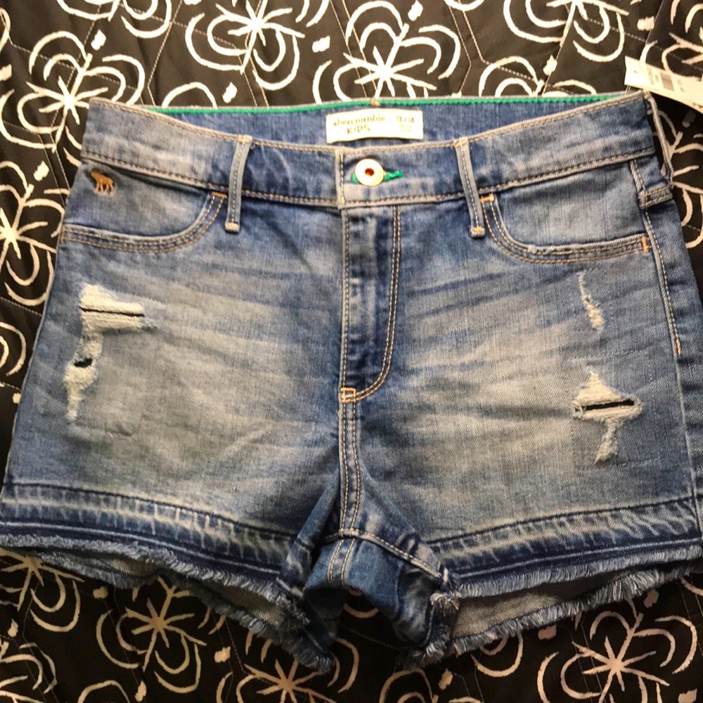 Abercrombie Kids Jean cutoff Shorts Size 13/14